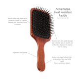 Paddle Brush with Heat Resistant Pins